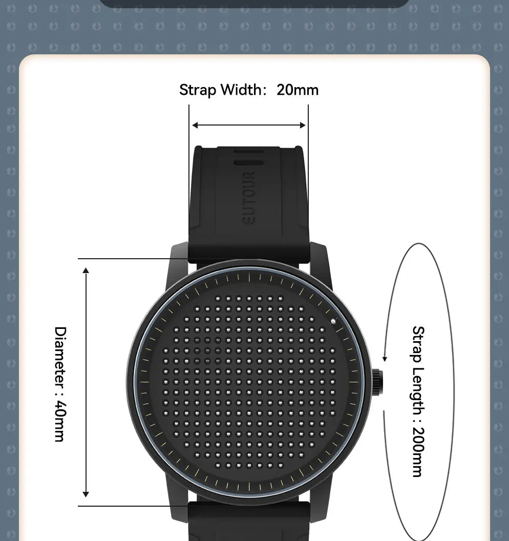 EUTOUR 2025 Magnetic Quartz Casual Watch – Simple Silicone Strap, Unisex Men’s Fashion Watch