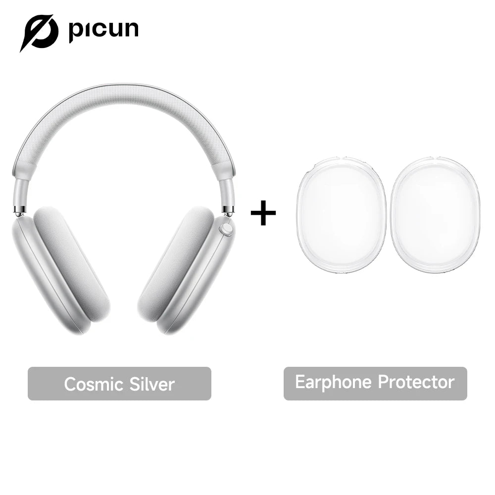 Picun F8 Pro ANC Wireless Headphones - 3D Spatial Audio Bluetooth Headset with HD Mic & Low Latency App Support