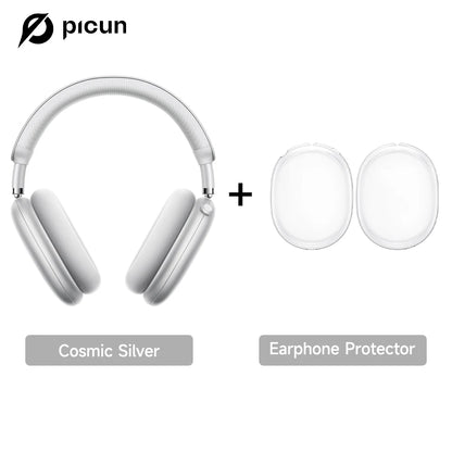 Picun F8 Pro ANC Wireless Headphones - 3D Spatial Audio Bluetooth Headset with HD Mic & Low Latency App Support