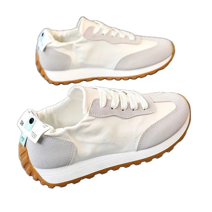 Breathable Ballet Flat Shoes - Women’s Lightweight Rubber Sole Round Toe Casual Flats