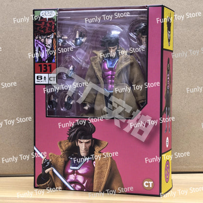 CT Toys Gambit Action Figure — Mafex 131 X-Men Wolverine Anime Collectible Figurine, Model Statue, Custom Gift for Kids