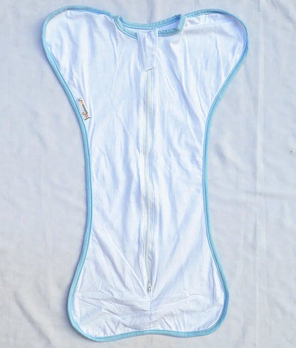 Baby Sleepsack Swaddle Blanket – Cotton Infant Sleeping Bag 0–24 Months, 3–14kg Adjustable Wrap, Soft Warm Baby Sleep Sack (Grey, Pink, Blue, White)