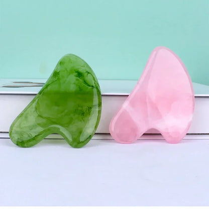 Guasha Massage Scraper – Beeswax Face & Eye Massager, Acupuncture Gua Sha Board for SPA and Beauty Therapy