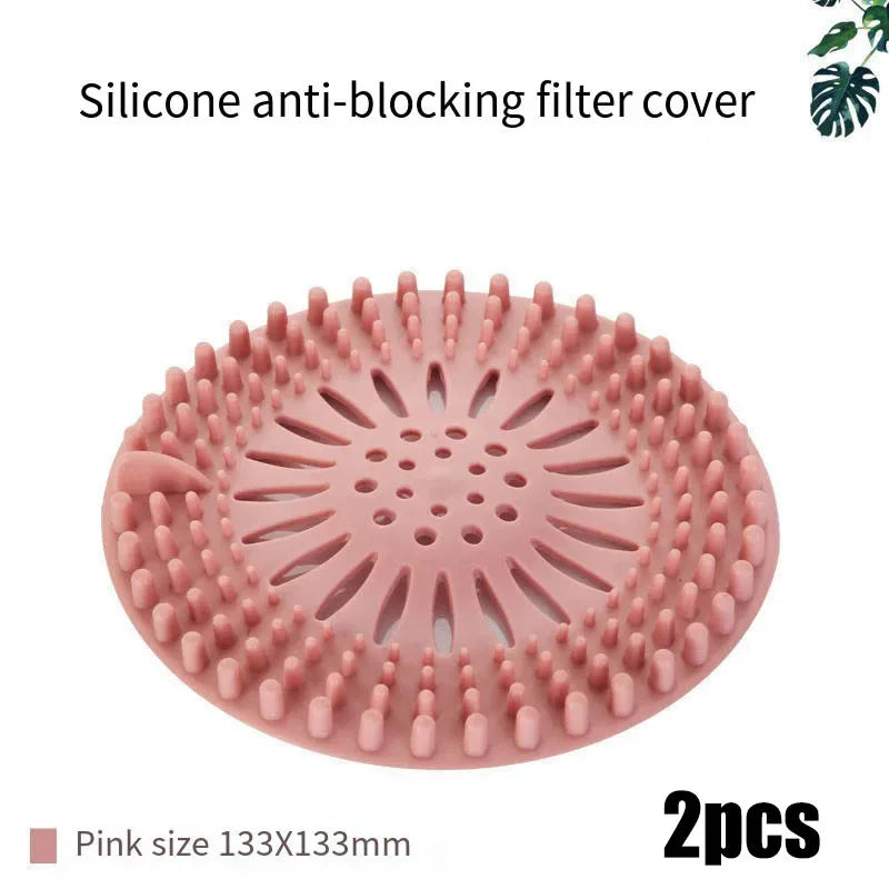 Sewer Hair Floor Drain Filter – Anti-Clogging Bathroom & Kitchen Sink Cover, Magic Hair Catcher Tool