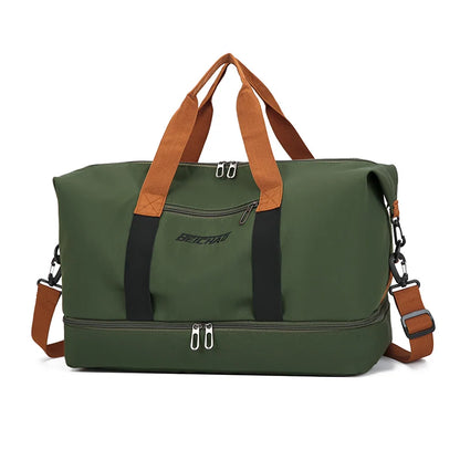 Large Capacity Fitness & Travel Bag – Clothing Storage, Short Distance Luggage, Anti-Sailor Sports Duffel