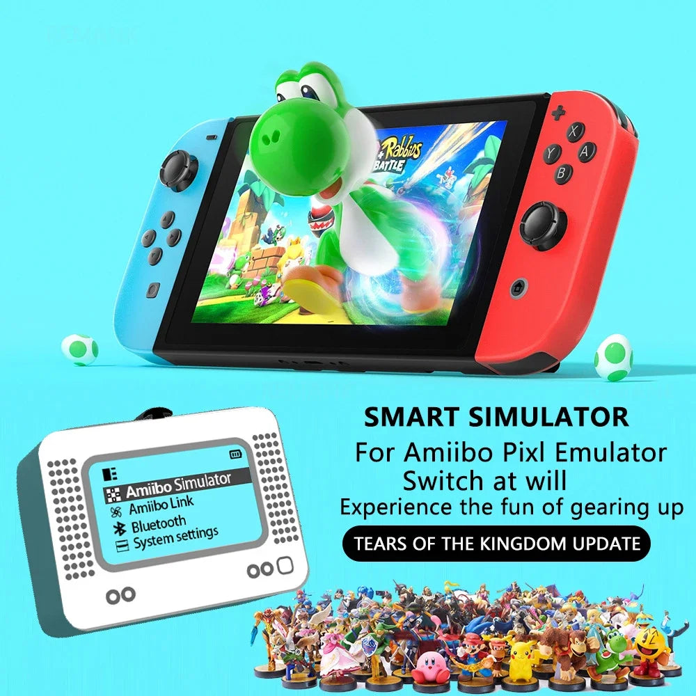 Allmiibo Chargeable Bluetooth Emulator – Universal Amiibo Writer for Nintendo Switch & Wii U