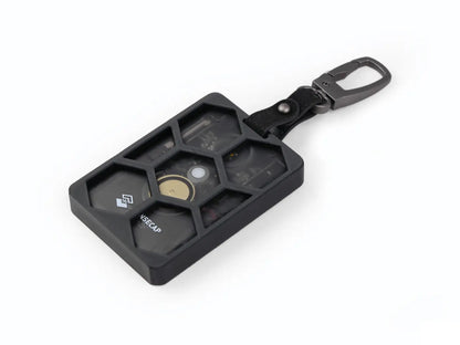 SenseCAP Meshtastic LoRa T1000E Protective Case - Leather Keychain Cover for Card Tracker