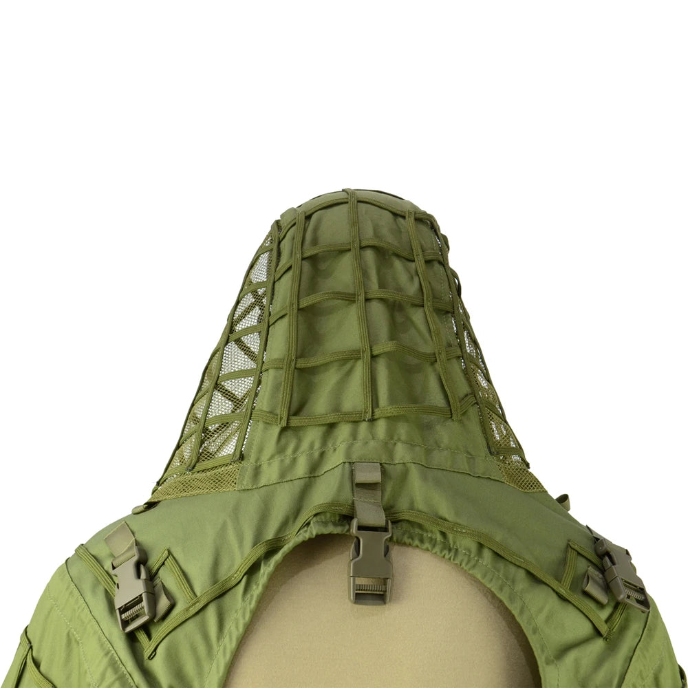 Ghillie Suit Set | Camouflage Hunting Poncho, Base, Cape & Sniper Viper Hood for Airsoft & Paintball