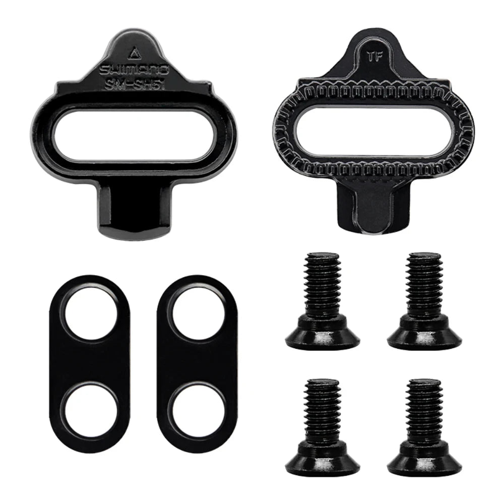 SHIMANO SH51 SH56 Bike Cleats: Single Release MTB Cleats System Compatible with M520, M515, M505, A520, M424, M545, M540 Pedals
