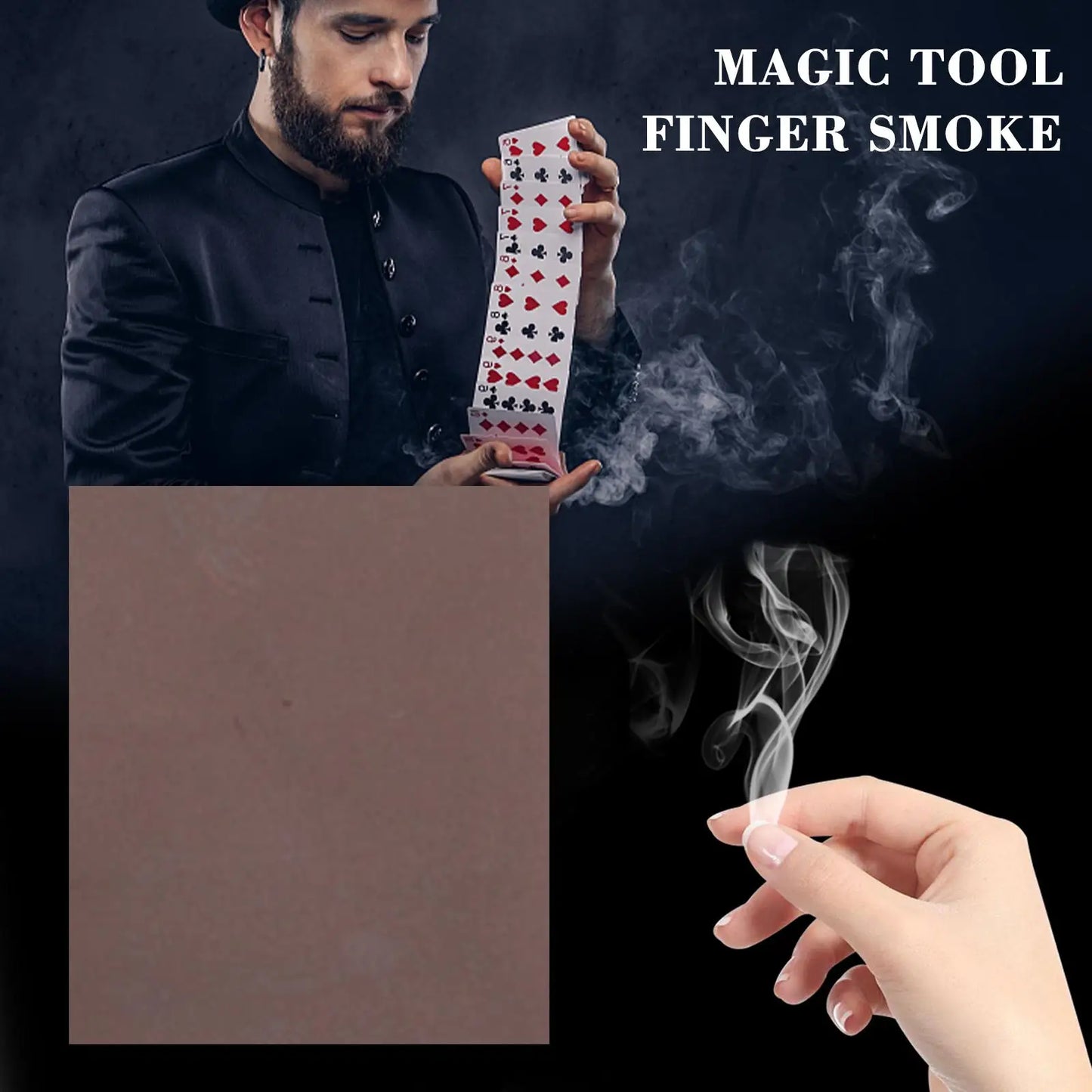 Magic Smoke Paper Prop – Close-Up Chemical Illusion Trick for Stage Performances & Fantasy Effects