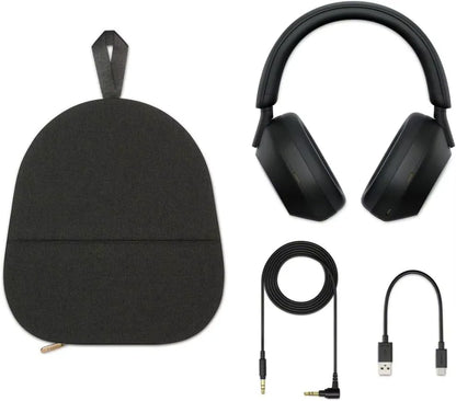 Sony WH-1000XM5 Wireless Noise Cancelling Headphones – Foldable Bluetooth Earphones with Bass Stereo Sound for Gaming & Business