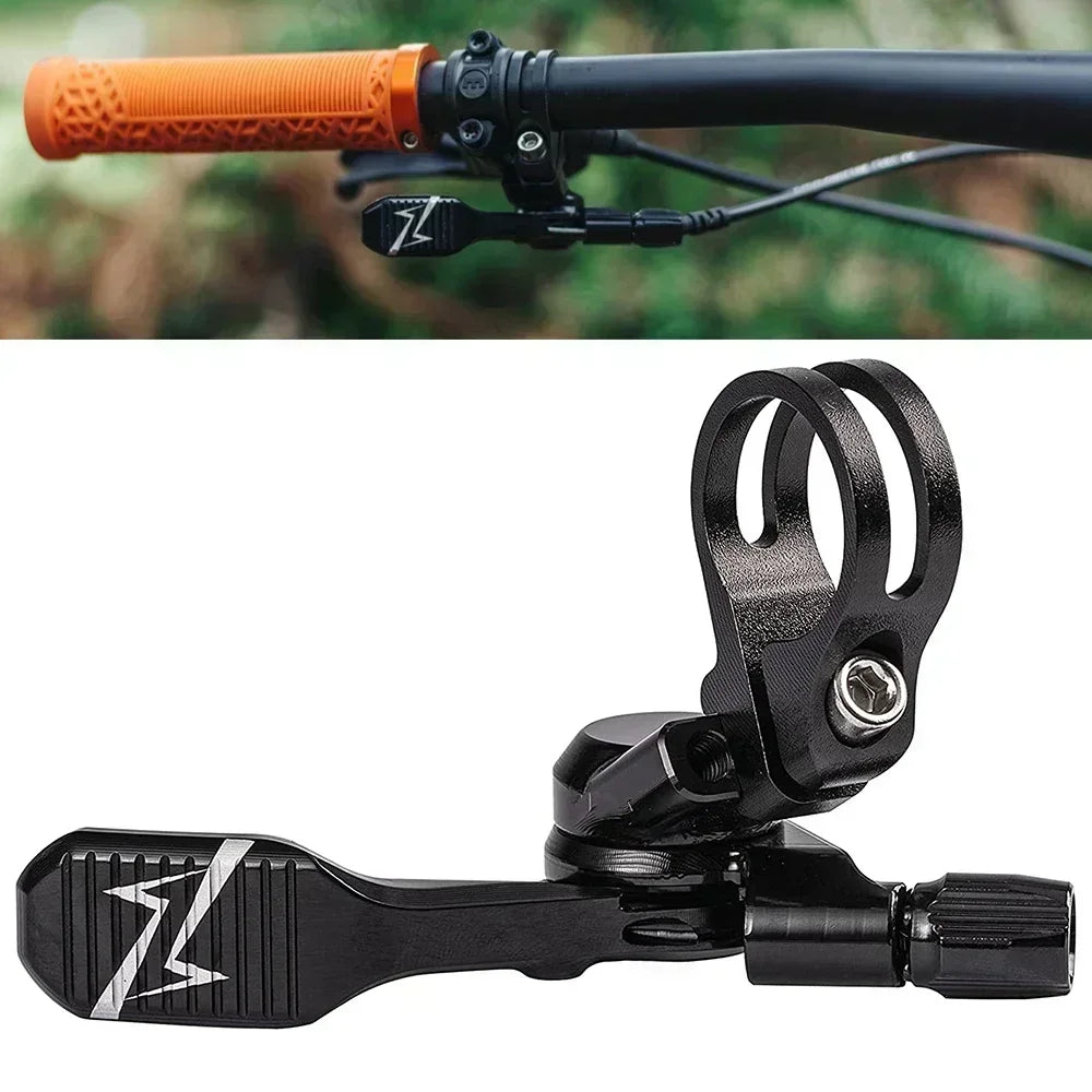 CNC Bike Dropper Seatpost with 4-Way Mount & Remote Lever — Fits Internal & External Routing