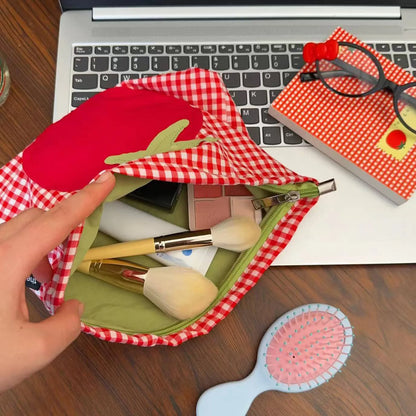 Large Capacity Makeup Bag - Portable Handheld Toiletry Pouch & Minimalist Cosmetic Organizer