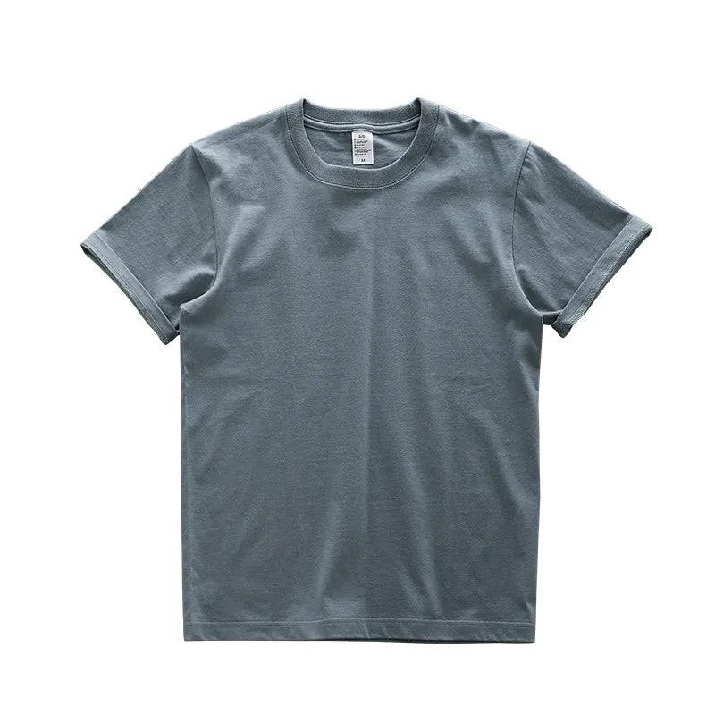 Dukeen Heavyweight Cotton T-Shirt - 280gsm Oversized Short Sleeve Casual Tee for Men Summer Streetwear