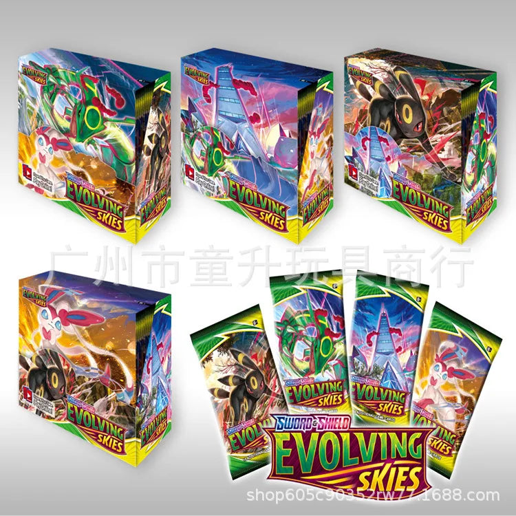 360-Piece Pokémon Card Set – Prismatic Evolutions Scarlet & Violet, 151 Surging Sparks Paldean Fates English Booster Battle Cards