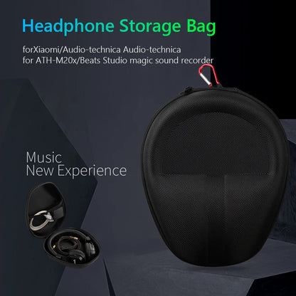 NEW Hard EVA Headphone Carrying Case with Hook – Compatible with SONY WH-1000XM4 & Audio-Technica ATH-M50X