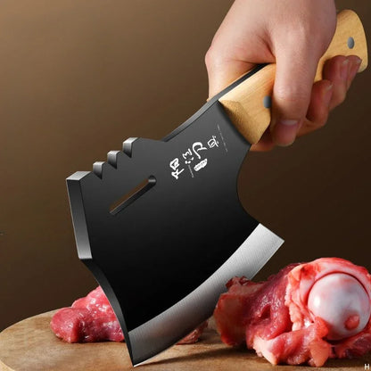 Axe Chopping Bone Knife - Butcher's Special for Big Bones, Commercial and Home Use, Model TB9195