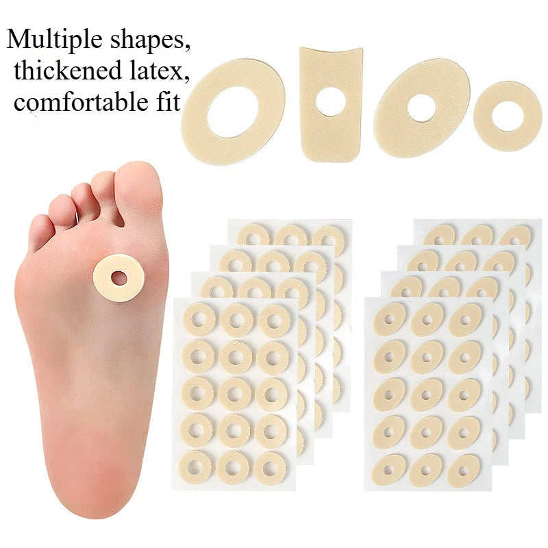 15-Piece Corn Plasters and Foot Callus Cushions - Toe Protection Pads for Friction, Callus Care and Foot Comfort