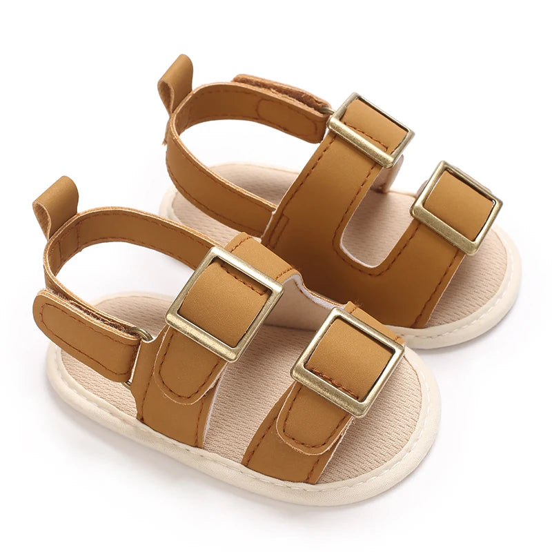 Infant Boy Pre-Walker Sandals - Breathable Soft Sole Casual Walking Shoes for 0–1 Year