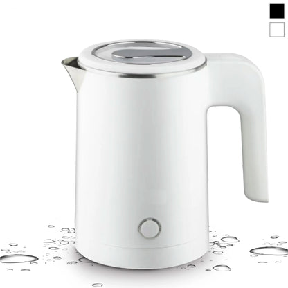 Travel Electric Kettle 0.8L - Portable Stainless Steel Water Boiler for Tea and Coffee, Smart Pot for Family Trips and Hotels
