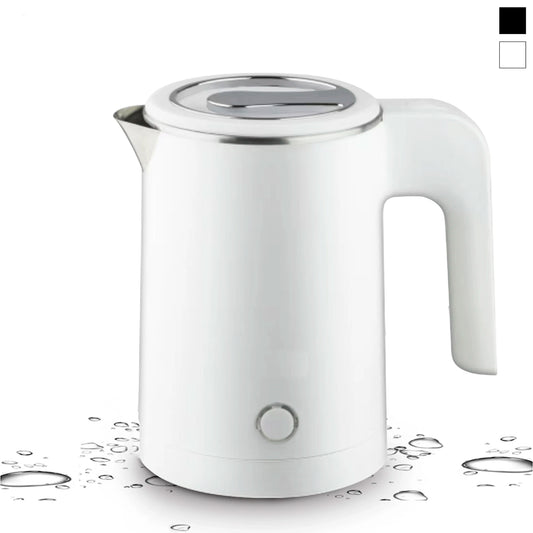 Travel Electric Kettle 0.8L - Portable Stainless Steel Water Boiler for Tea and Coffee, Smart Pot for Family Trips and Hotels