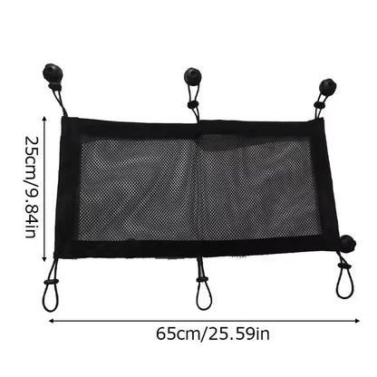 8-Hole Socket Cable Management Net – Under-Desk Cord Organizer Mesh for Flexible Wire and Cable Storage