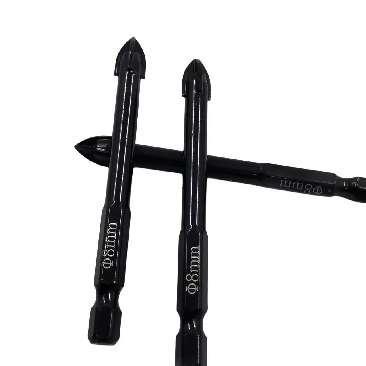 Cross Hexagonal Ceramic Tile Drill Bit – Alloy Triangular Glass, Ceramic & Concrete Hole Opener, Sizes 3-12mm