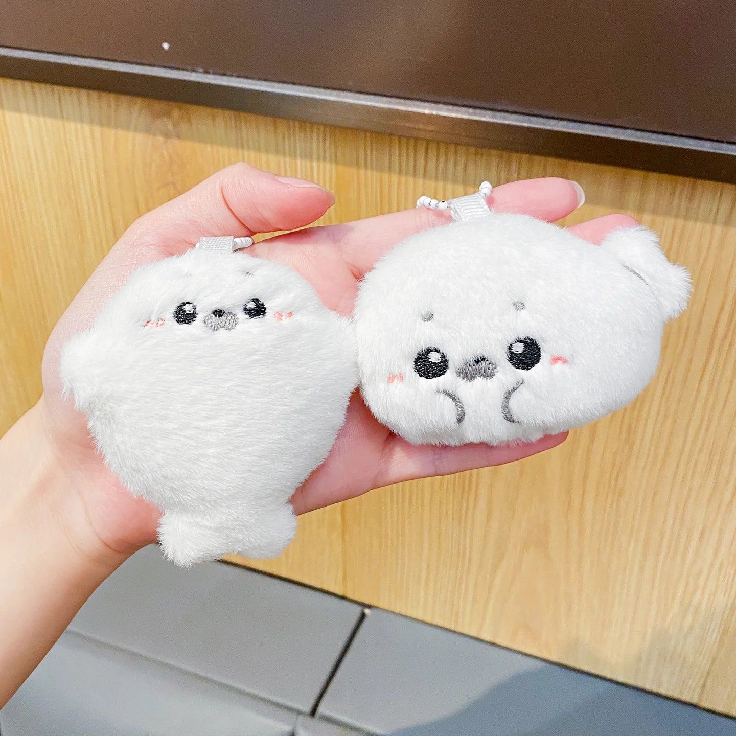 Cute Baby Seal Plush Keychain - Cartoon Doll Bag Pendant & Adorable Gift Accessory