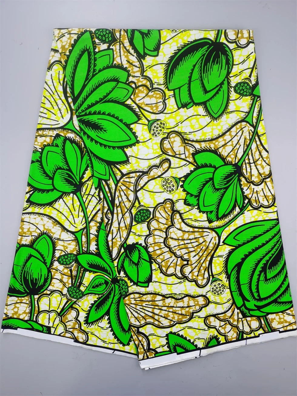New Nigerian African Wax Fabric - 100% Cotton Real Wax Ankara Print High Quality Original Pagne Material