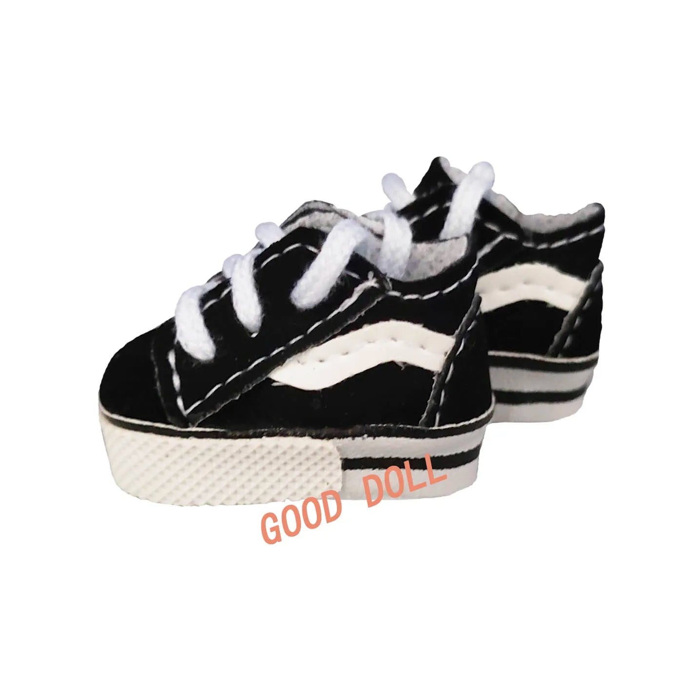 Labubu Doll Sneakers (4x1.8cm) - Shoes for 17cm Macaron Plush, 15cm EXO Cotton, & 1/6 BJD Dolls Accessories
