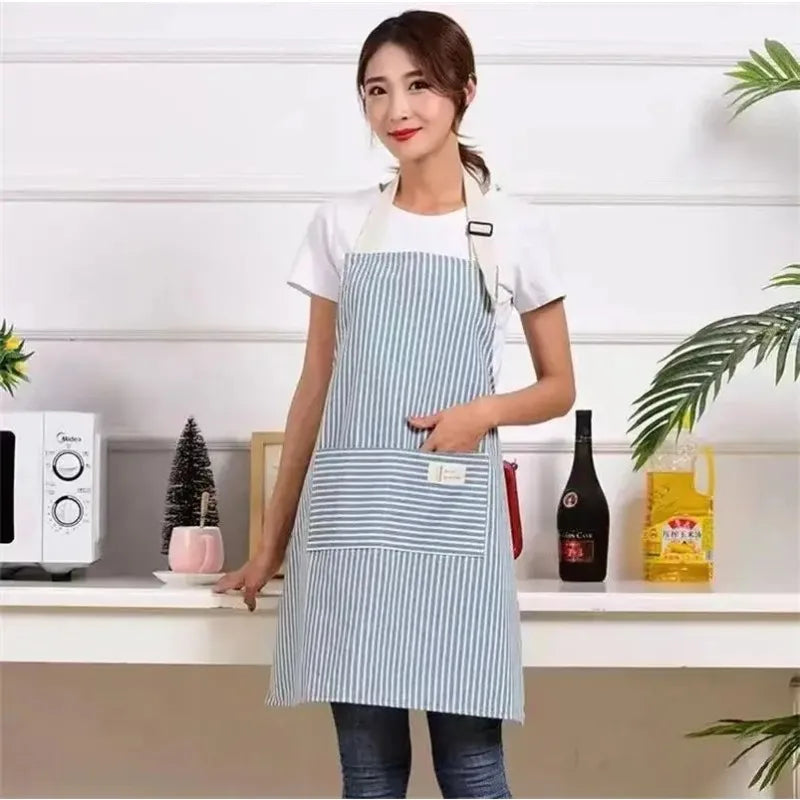 Kitchen Cooking & Baking Apron - Durable, Easy-Clean Protective Apron for Home Kitchens and Catering Services