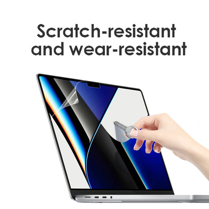 HD Clear Screen Protector for MacBook Pro & Air — Soft Film for 13", 14", 15", 16" (M1 & M2, Pro & Max)