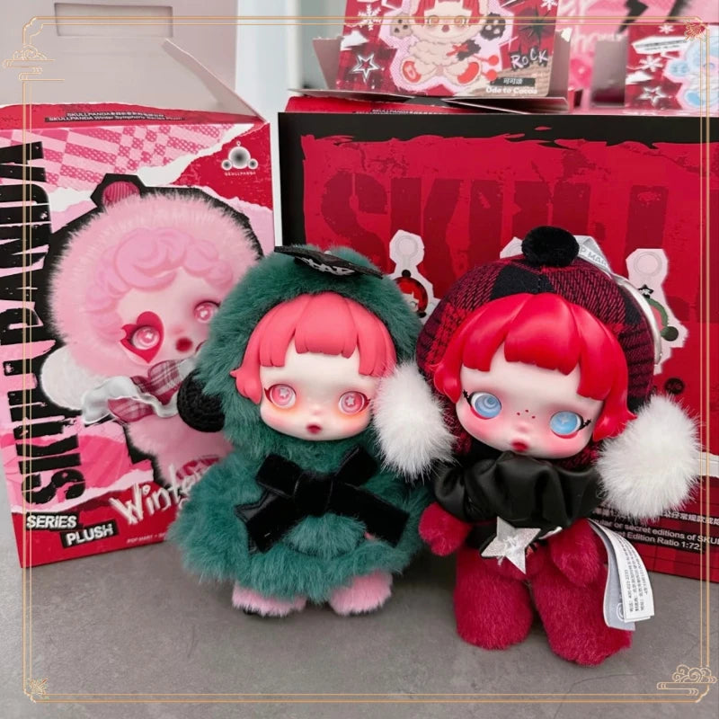 Skullpanda Winter Music Series Blind Box Plush Keychain – Cute Action Figure Toy Gift