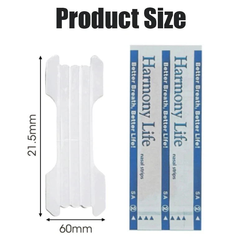 10/30/50/200pcs Nasal Strips — Extra Strength Transparent Anti-Snoring Patches for Better Sleep