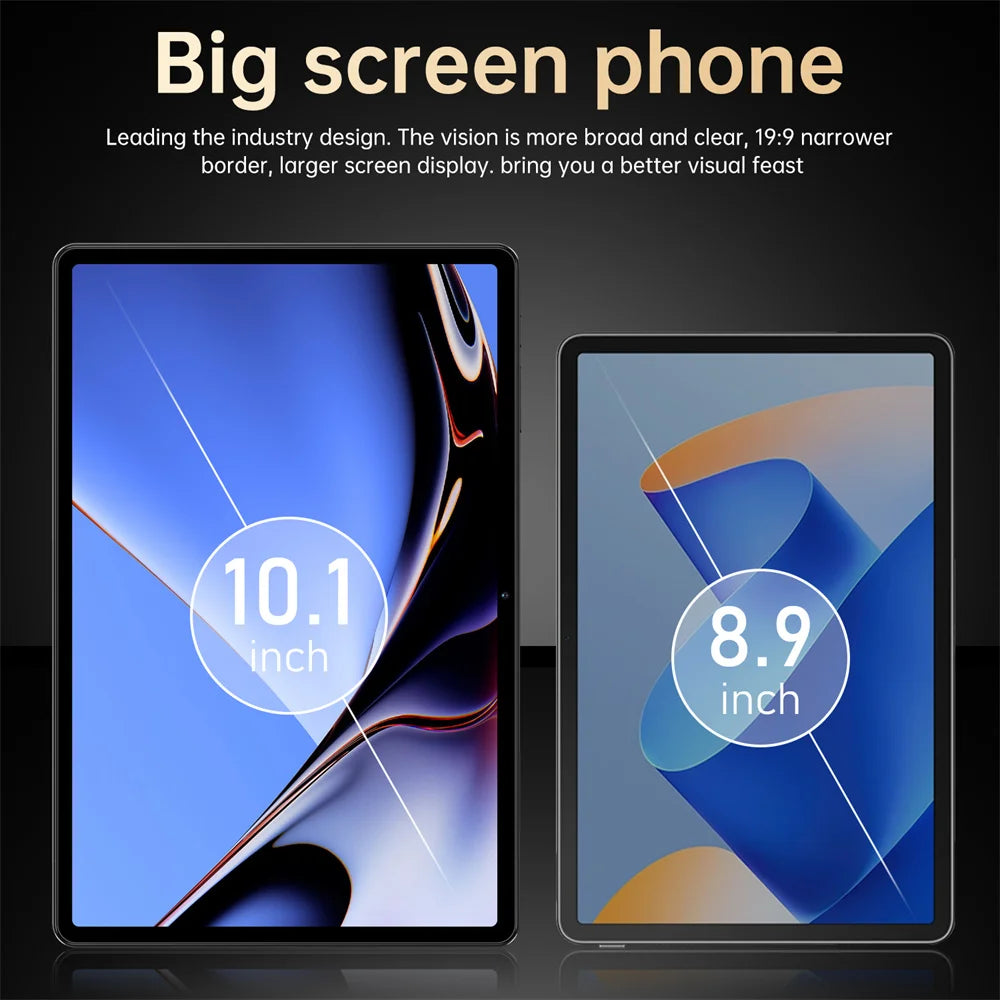 Original Pad 7s Pro 10.1" Tablet – Android 15, 22GB+2TB, 5G Dual SIM, 10000mAh Kids & Global Version