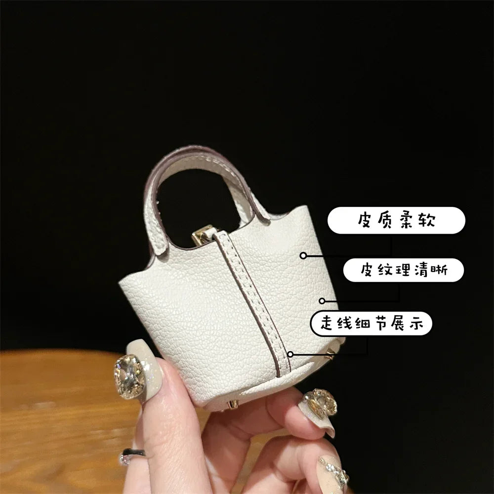 New Mini House Small Bag – Handheld Portable Bluetooth Earphone Bag, Zero Wallet, and Multifunctional Hand Rope Pouch