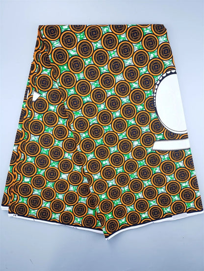 2025 African Wax Fabric - High Quality Cotton Nigerian Ankara Batik Print Material for Sewing & Dresses