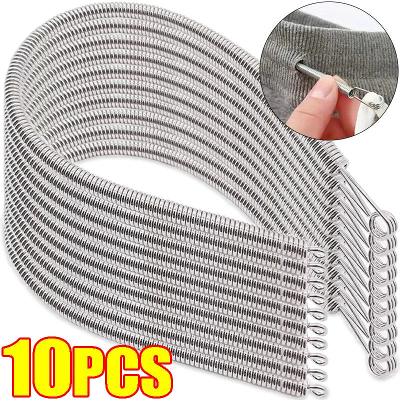 10/1PCS Rope & Drawstring Threader Tool — Bendable Spring Clip for DIY Sewing & Multi-Functional Accessories