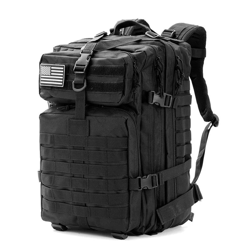 25L/50L Waterproof Oxford Tactical Sports Backpack – Breathable Outdoor Bag for Hiking, Fishing, Hunting & Camping