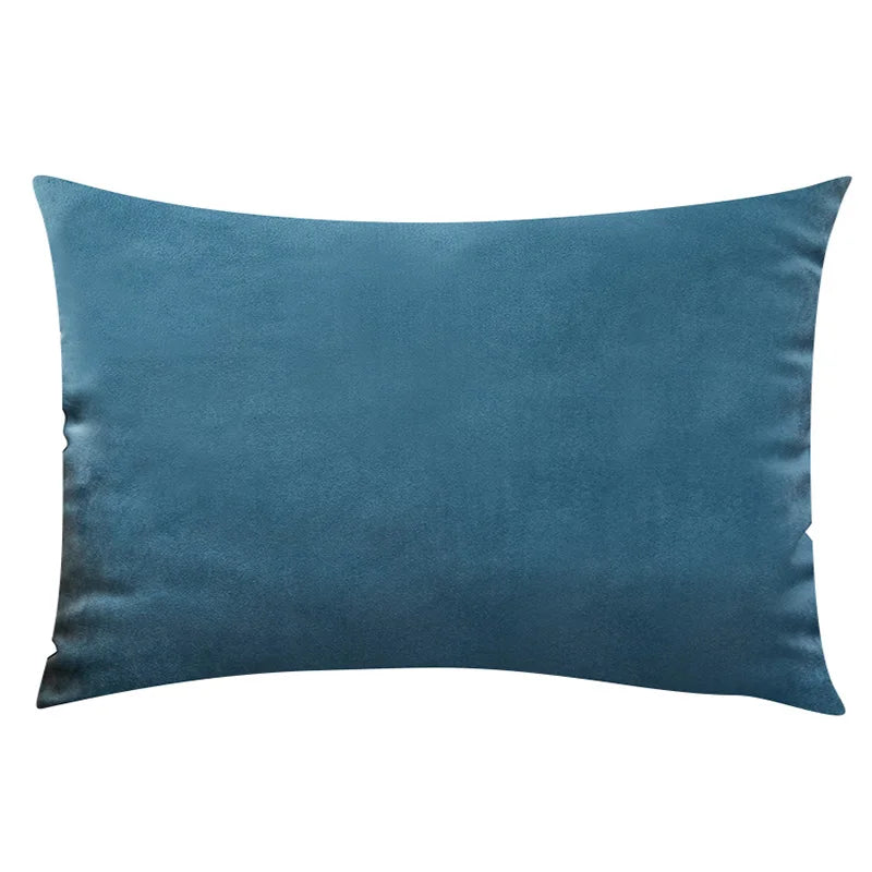 Soft Velvet Plaid Cushion Covers – 30x50 cm Pillowcases for Living Room Sofa, Nordic Home Decor