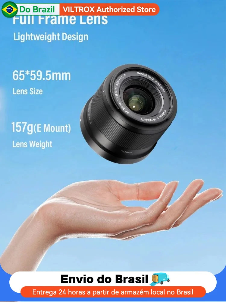 Viltrox AF 20mm F2.8 Full Frame Lens – Ultra Wide-Angle Fisheye for Sony E ZVE10, A7, A7II, A7III, Nikon Z30, Z50