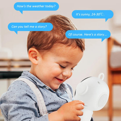 Tuya Smart AI Robot Toy – WiFi Voice Interactive Educational Learning Machine with Speech Recognition for Kids