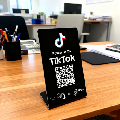 NFC 215 Google Review Card - Programmable 13.56MHz NFC Stand with QR Code