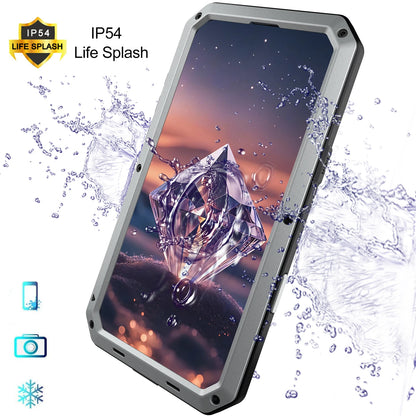 Heavy Tank Doom Hard Metal Phone Case – Shockproof Armor Cover with Gorilla Glass for iPhone 16/15/14/13/12/11 Pro Max/XR/XS/8/7 Plus