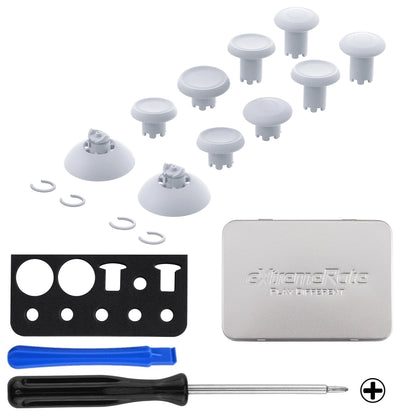 eXtremeRate ThumbsGear V3 — Interchangeable Ergonomic Replacement Thumbsticks for PS5 & PS4 Controllers