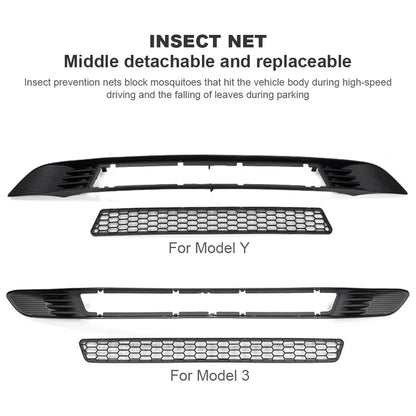 Car Lower Bumper Anti-Insect Net for Tesla Model 3 & Model Y (2019-2022) – Front Grille Mesh Air Inlet Cover