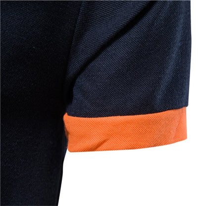 Men's Giraffe Embroidered Polo Shirt - Short Sleeve Casual Business Summer Top