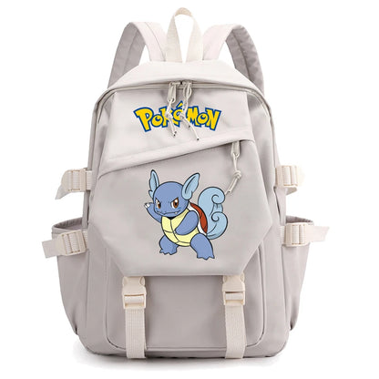 Pokemon Waterproof Women’s Backpack – Pikachu, Gengar, Snorlax Schoolbag for Girls & Students