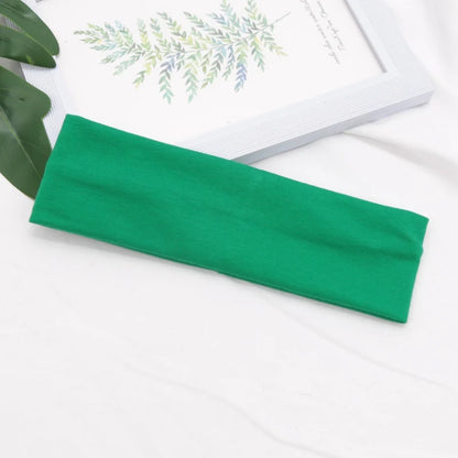 Elastic Cotton Fashion Headband – Unisex Stretch Hair Band for Yoga, Running, Fitness & Makeup Hair Accessories