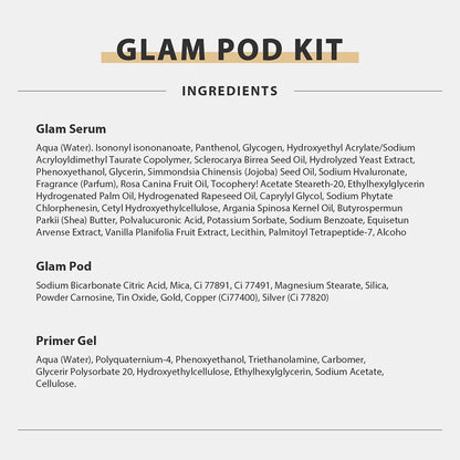 Glam Pod CO2 Capsules for Aqua Facial Machine – Bubble Skin Care Revive Pods for Beauty Treatment